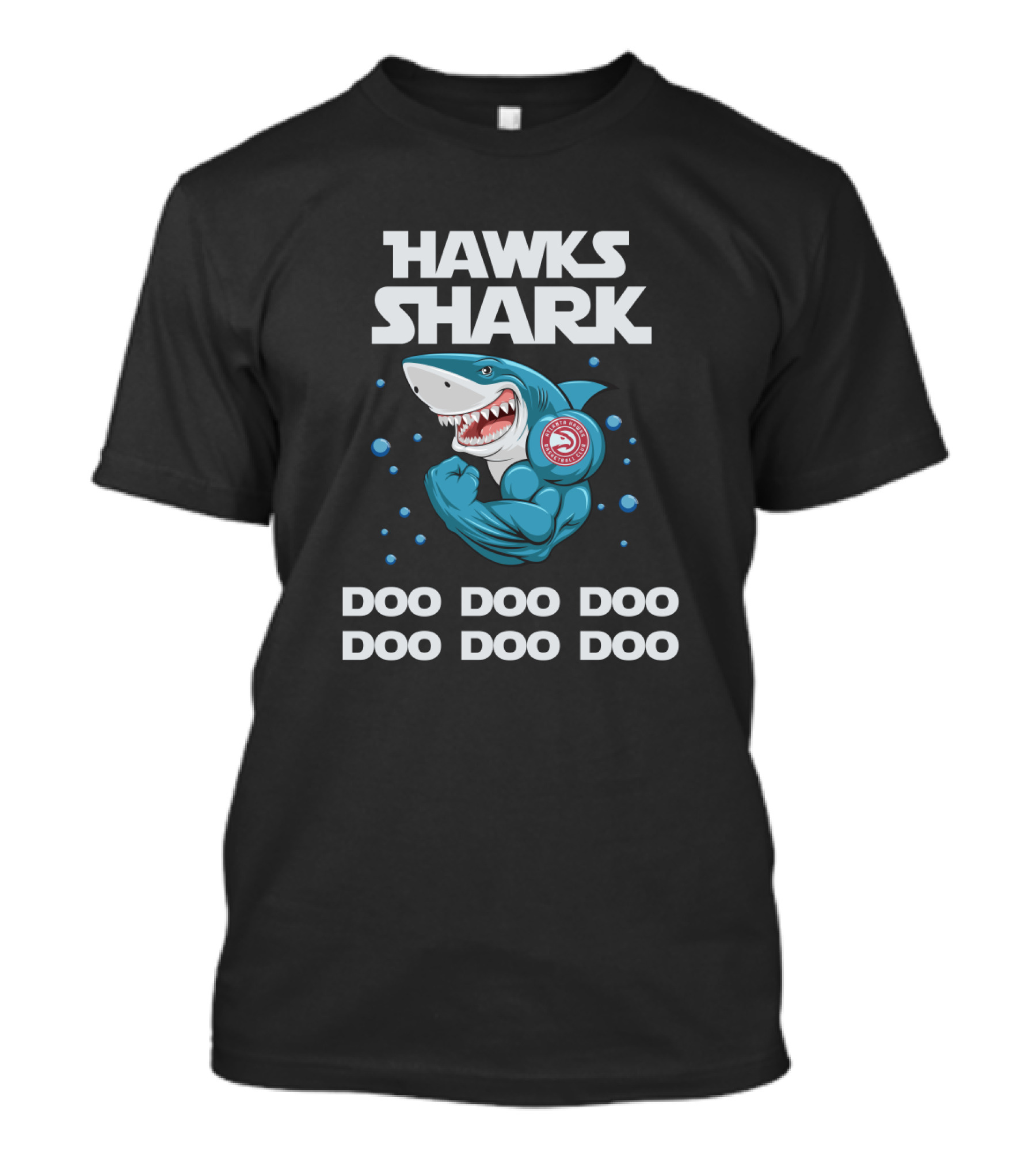 Hawks Shark Doo Doo Doo Nba T-Shirt