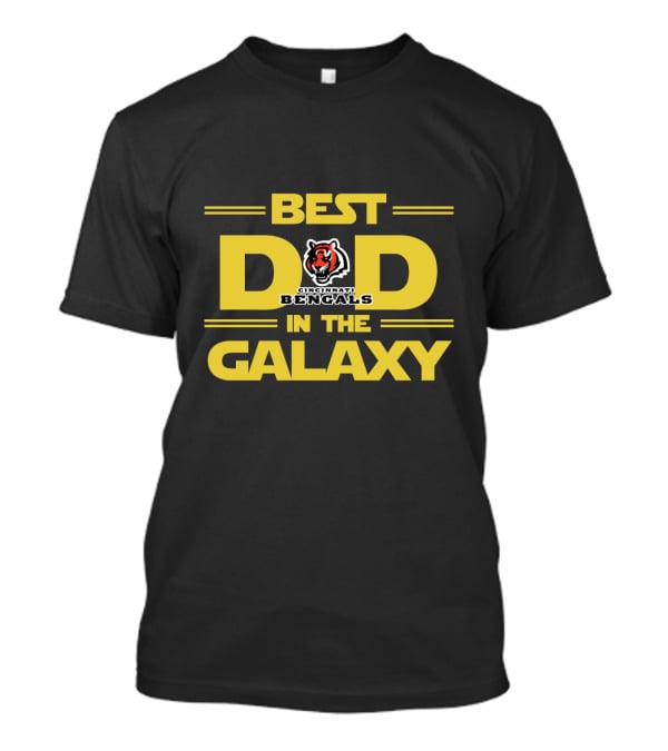 Cincinnati Bengals Best Dad In The Galaxy With Bengals T-Shirt