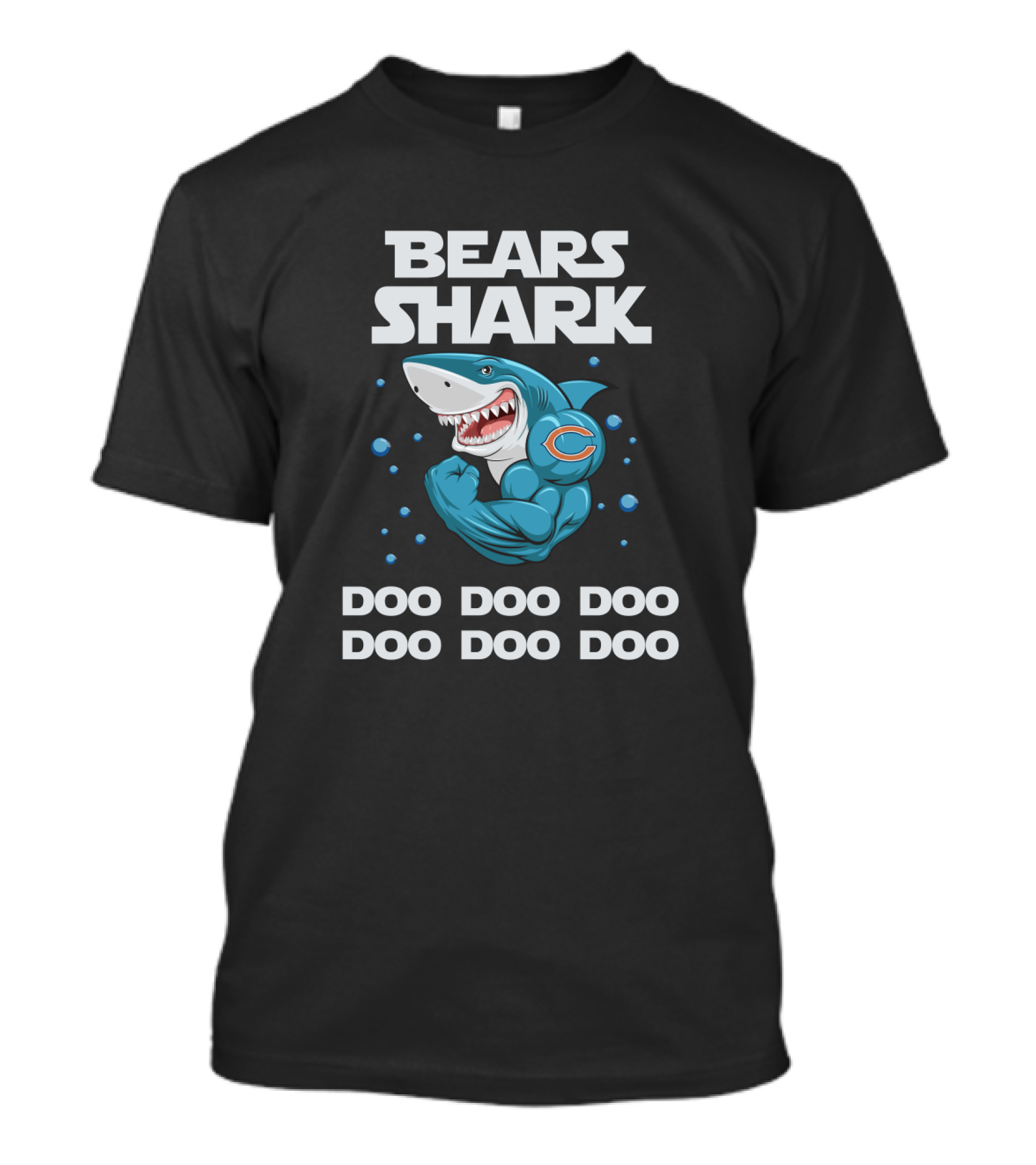 Bears Shark Doo Doo Doo Nfl Chicago T-Shirt
