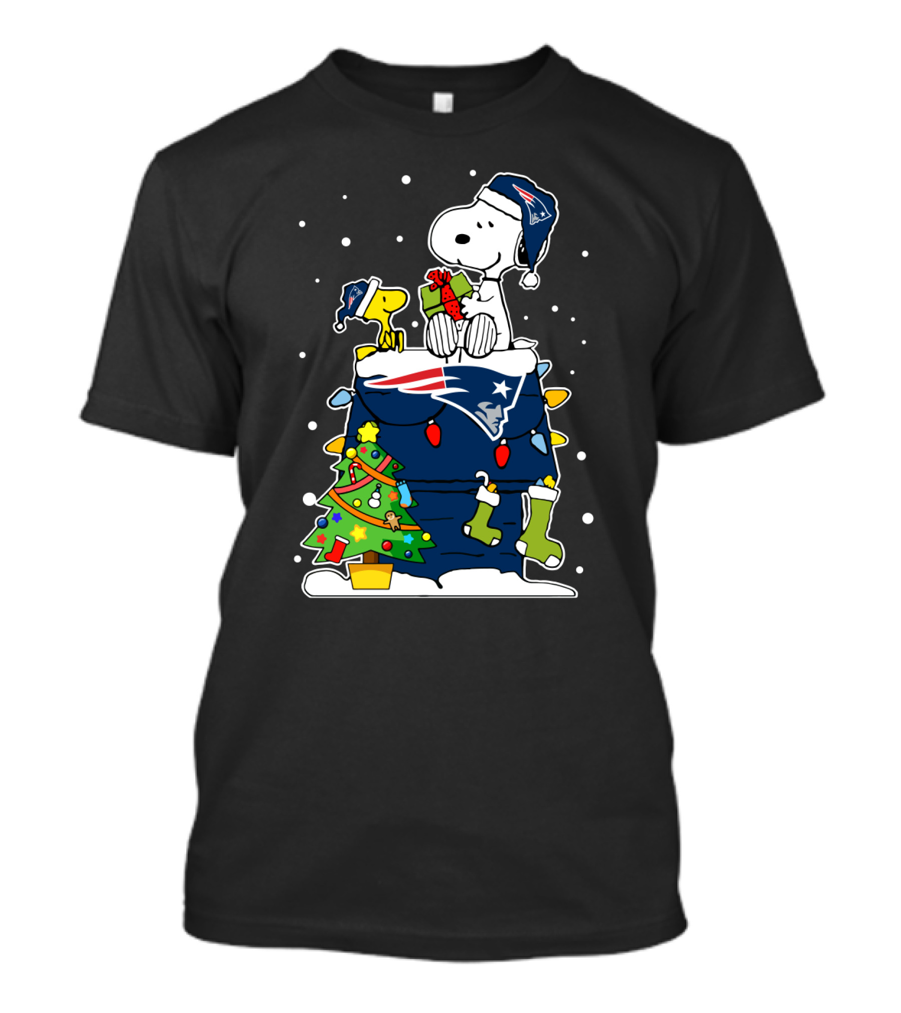 New England Patriots Snoopy Christmas Peanuts Fans T-Shirt