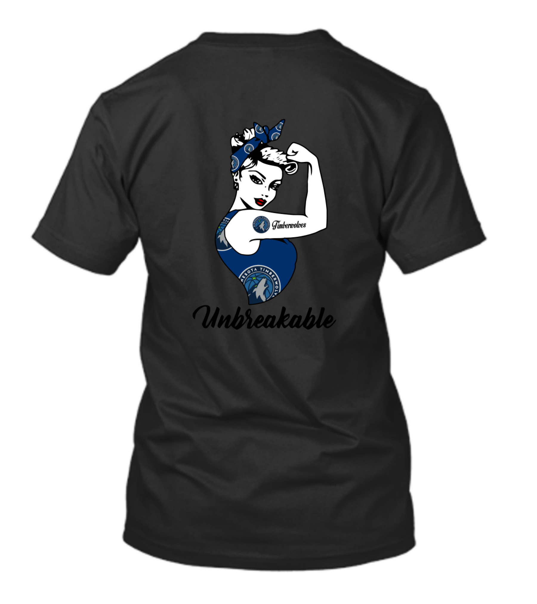 Unbreakable Minnesota Timberwolves Strong Girl T-Shirt