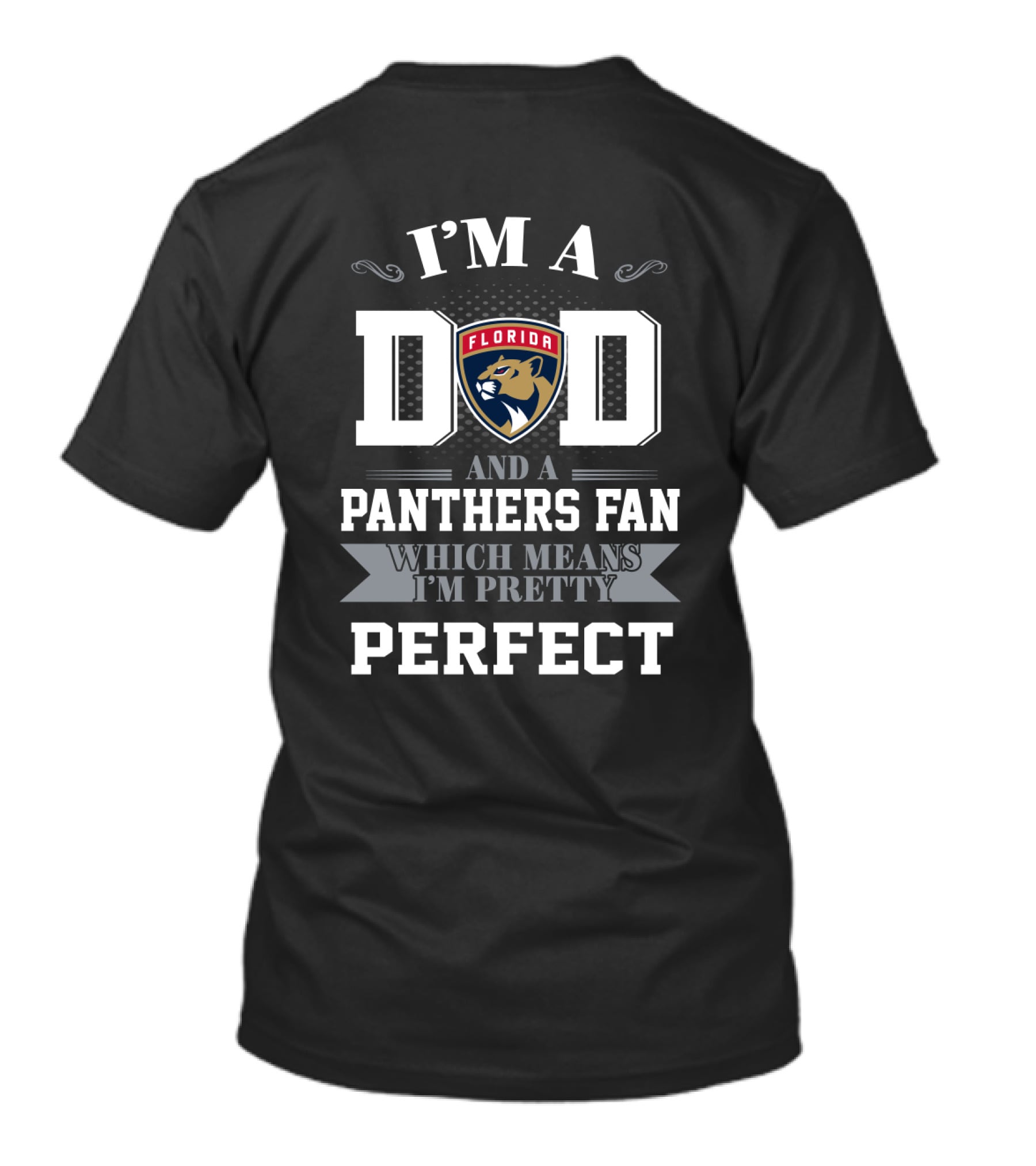 I'm A Dad And A Florida Panthers Fan Which Means I'm Pretty Perfect T-Shirt