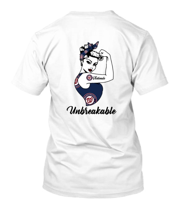 Unbreakable Washington Nationals Strong Girl T-Shirt