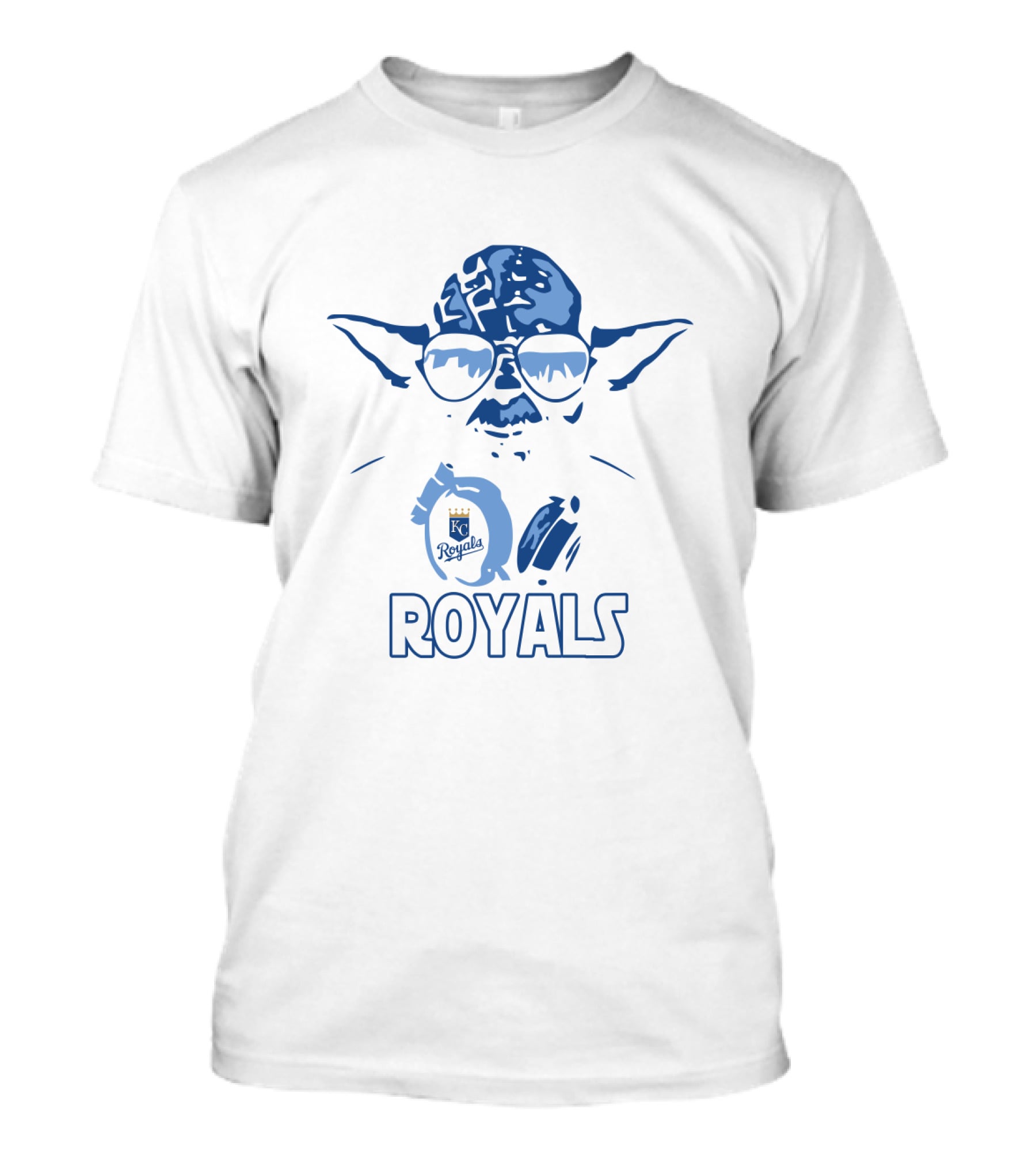 Yoda Royals KC Star Wars Kansas City Royals Fans T-Shirt