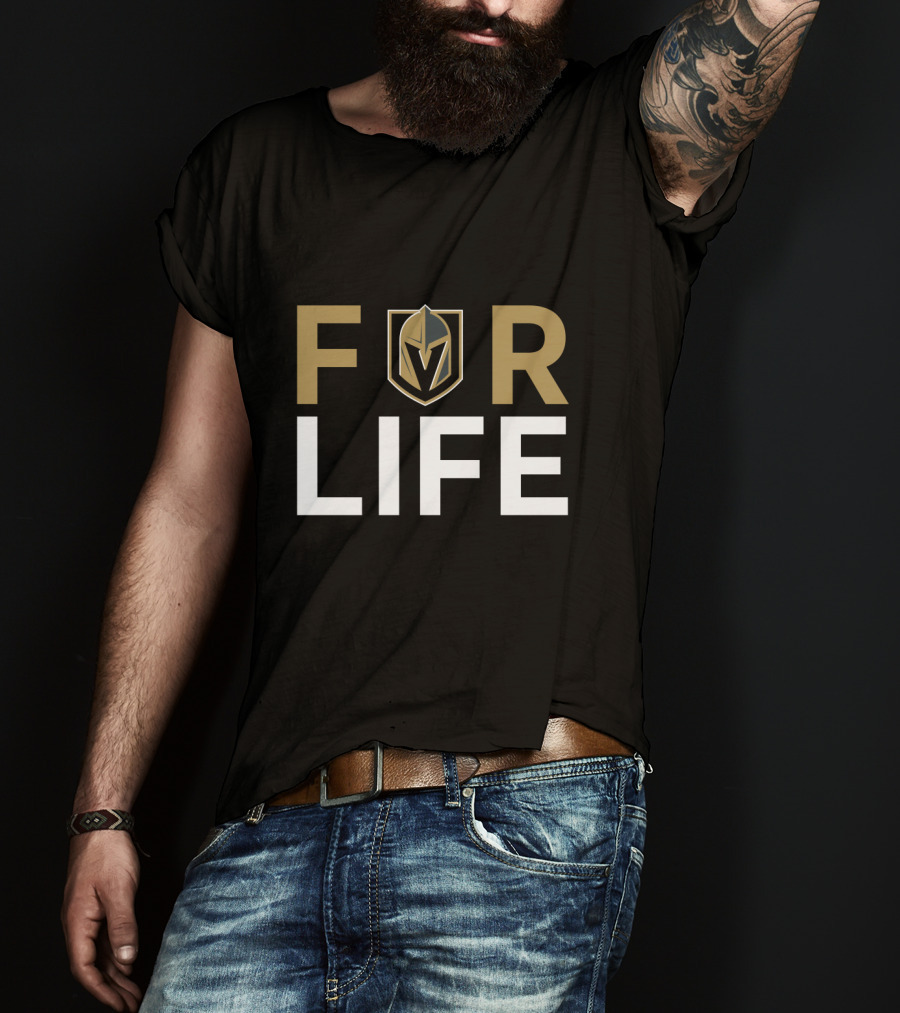 Vegas Golden Knights For Life Fan Spirit T-Shirt