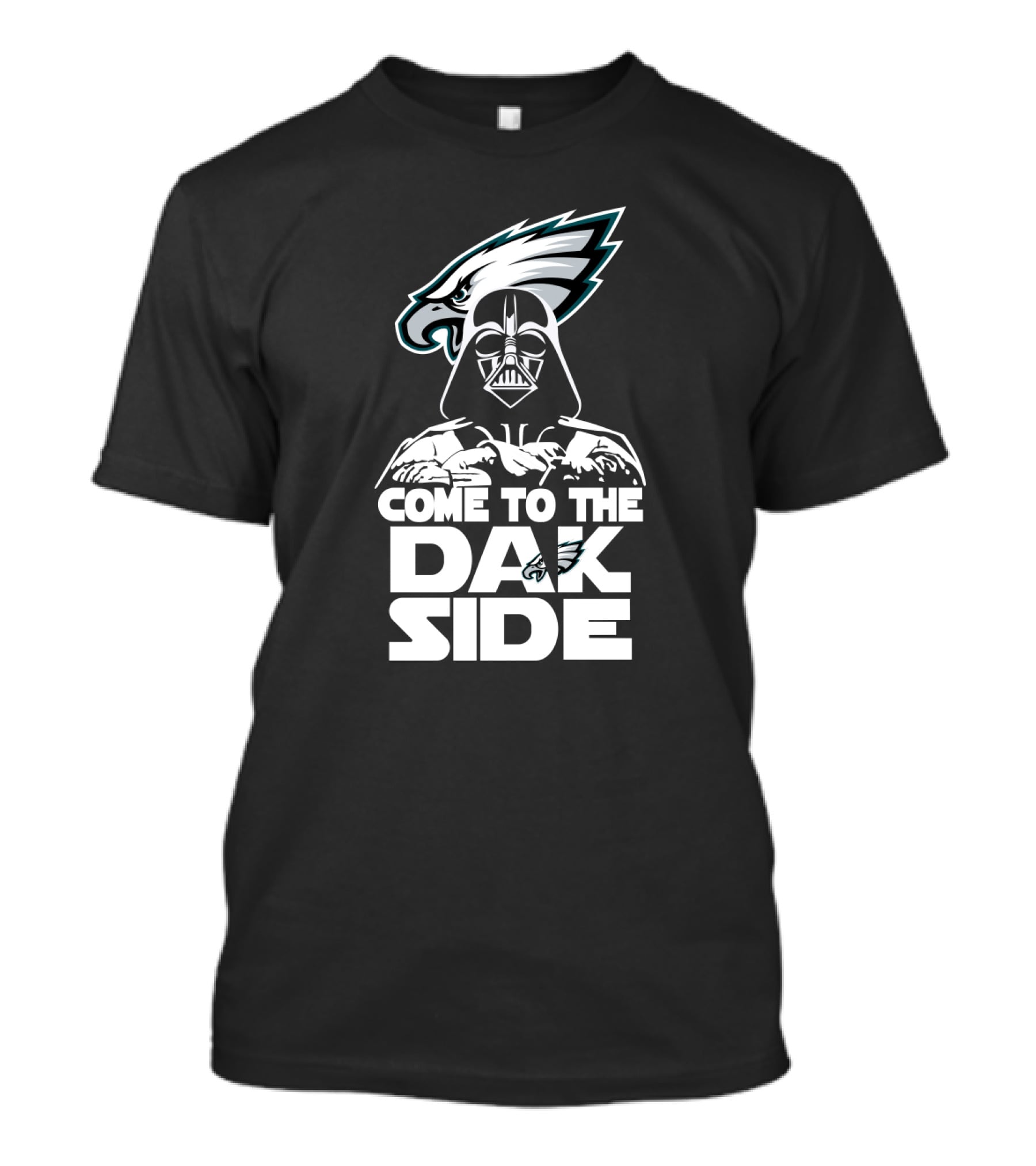 Come To The Dak Side Darth Vader Philadelphia Eagles Fans T-Shirt