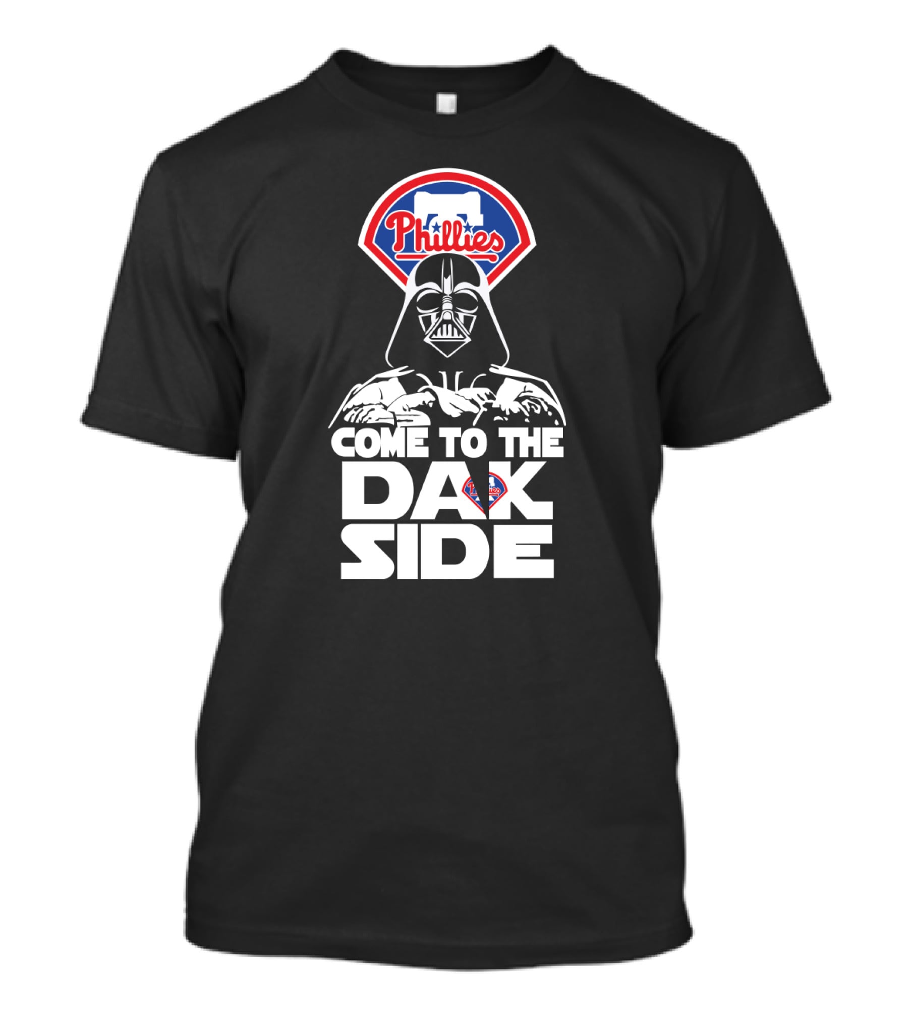 Philadelphia Phillies Fans Come To The Dark Side Darth Vader T-Shirt