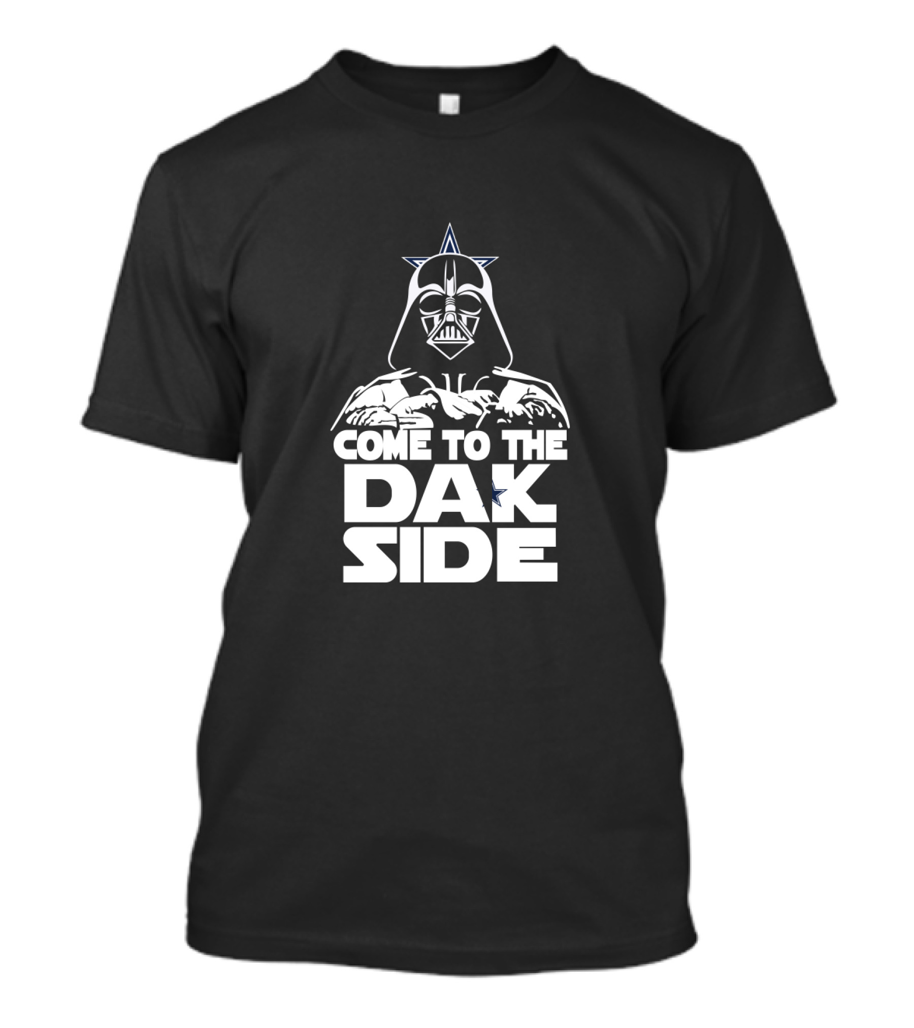 Come To The Dak Side Darth Vader Dallas Cowboys Fans T-Shirt