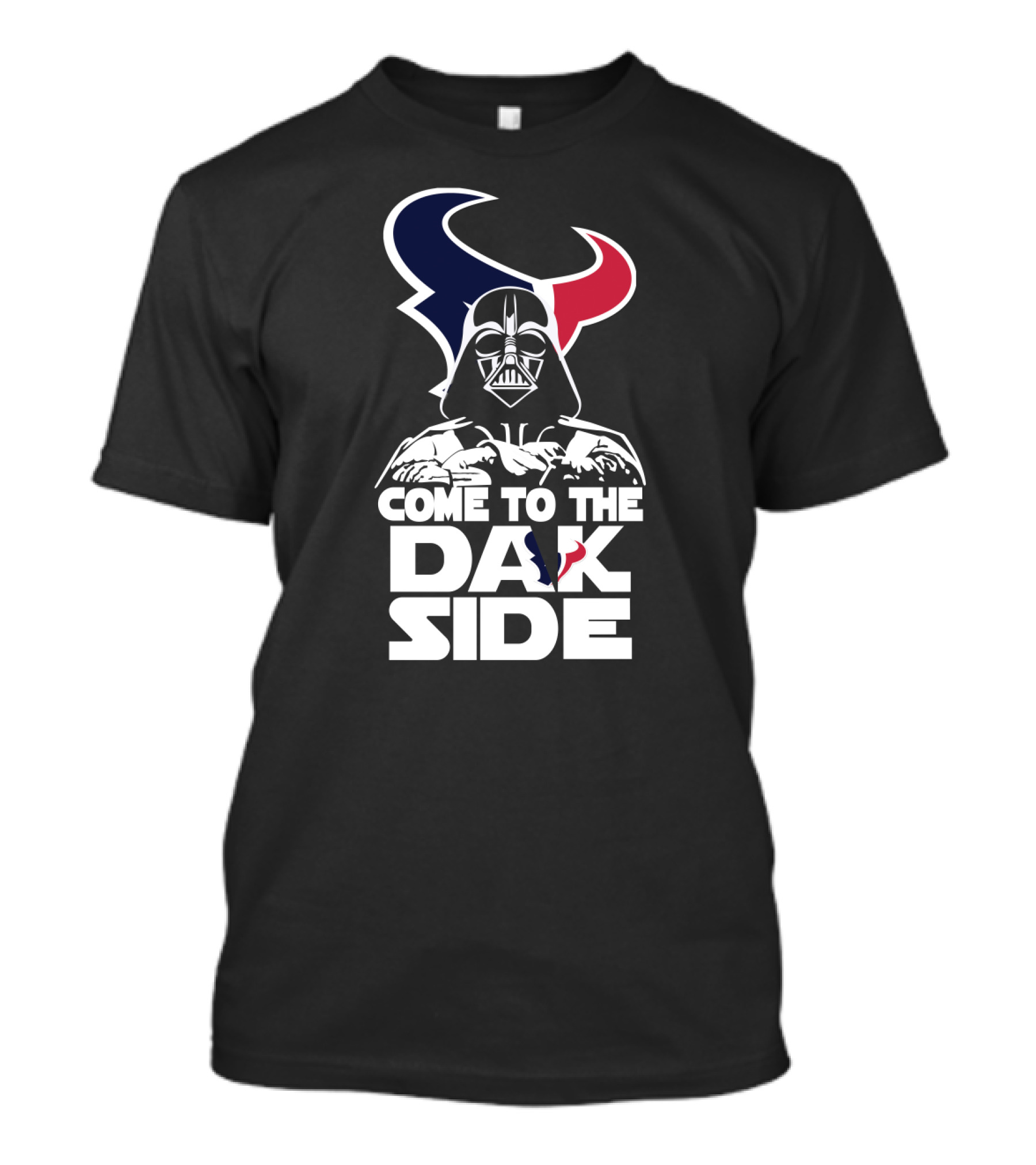 Come To The Dark Side Darth Vader Houston Texans T-Shirt