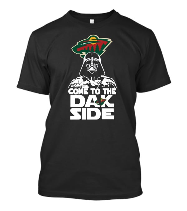 Darth Vader Come To The Dark Side Minnesota Wild Fans Collaboration T-Shirt