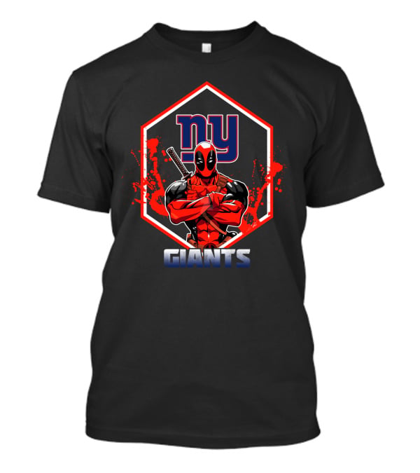 Deadpool Ny Giants T-Shirt