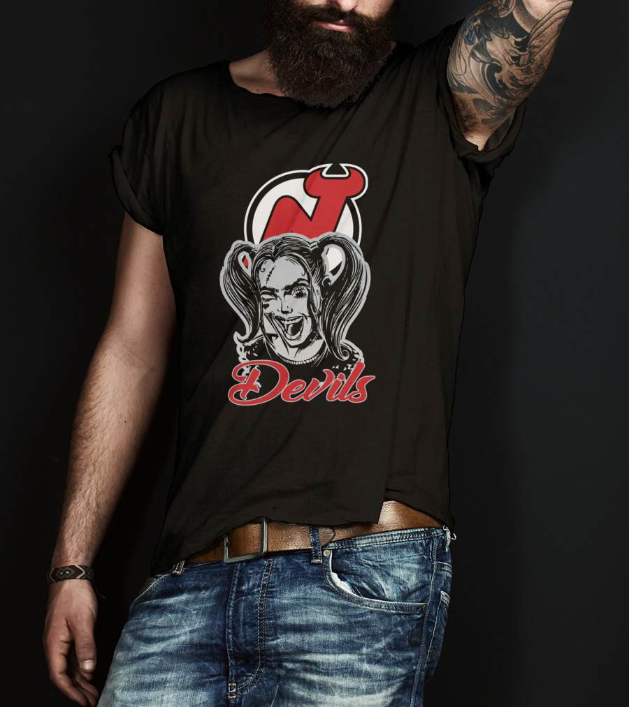 Harley Quinn New Jersey Devils Fans Devils T-Shirt