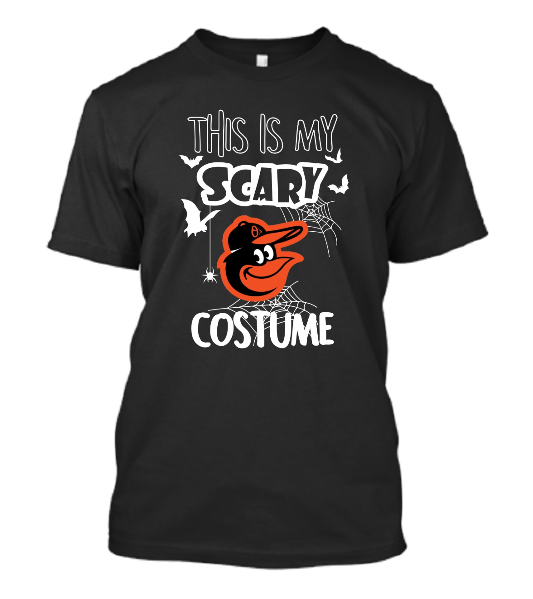 This Is My Scary Costume Baltimore Orioles Halloween T-Shirt