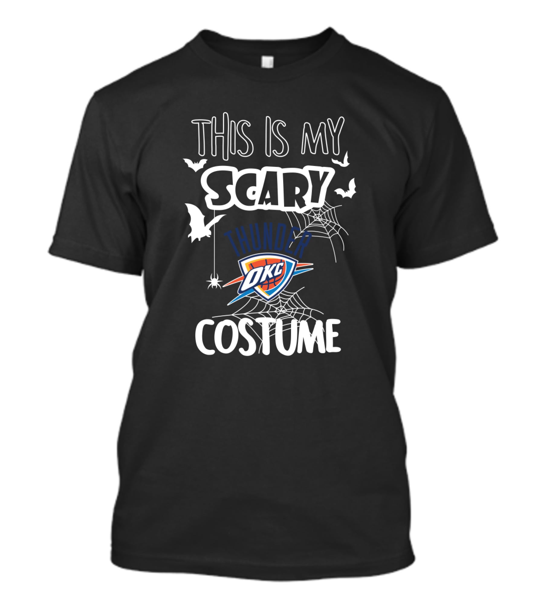 This Is My Scary Okc Thunder Halloween Costume T-Shirt