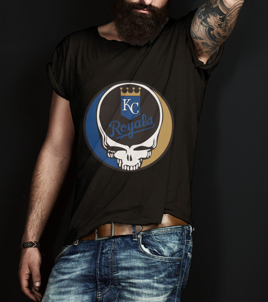 Kansas City Royals Grateful Dead Steal Your Face T-Shirt