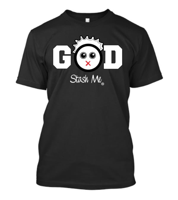 Stash Me God Icon With Crown And Circle Face T-Shirt