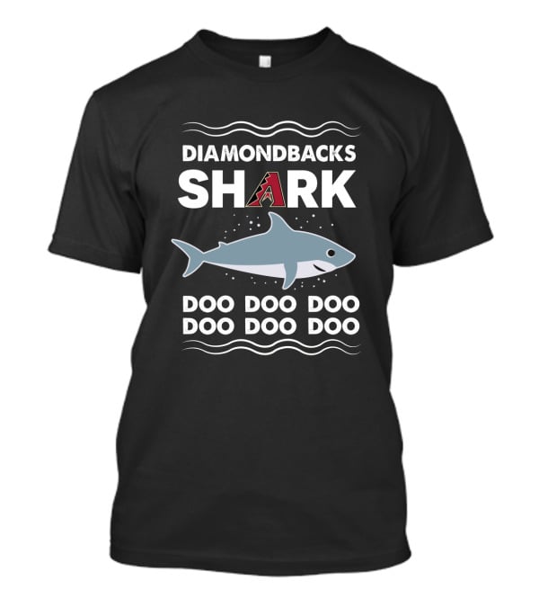 Arizona Diamondbacks Shark Doo Doo Baseball Themed T-Shirt