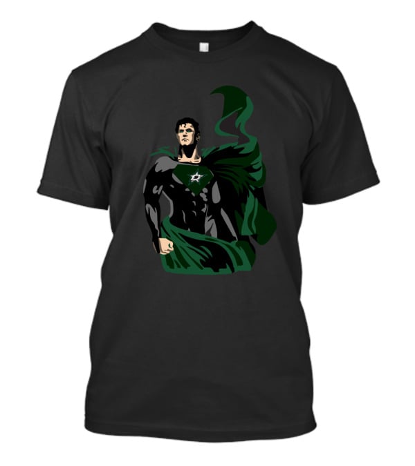 Dallas Stars Superman Logo Fusion Hero T-Shirt