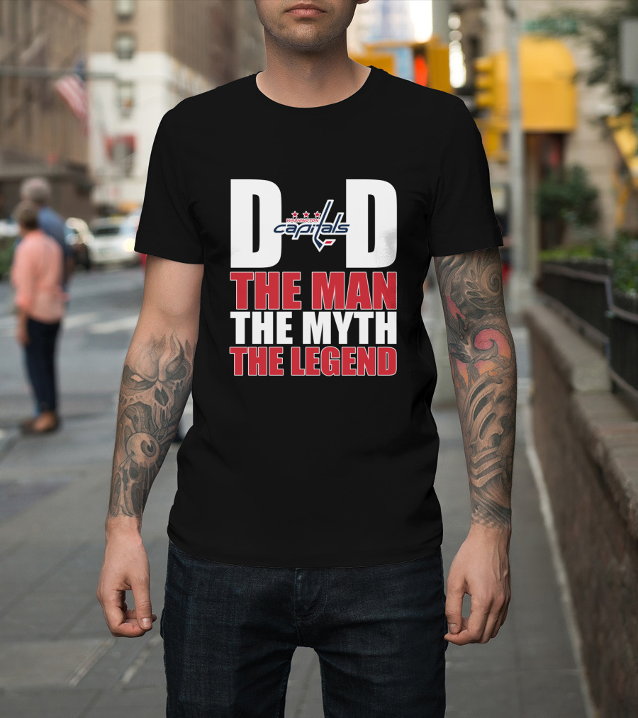 Washington Capitals Dad The Man The Myth The Legend T-Shirt