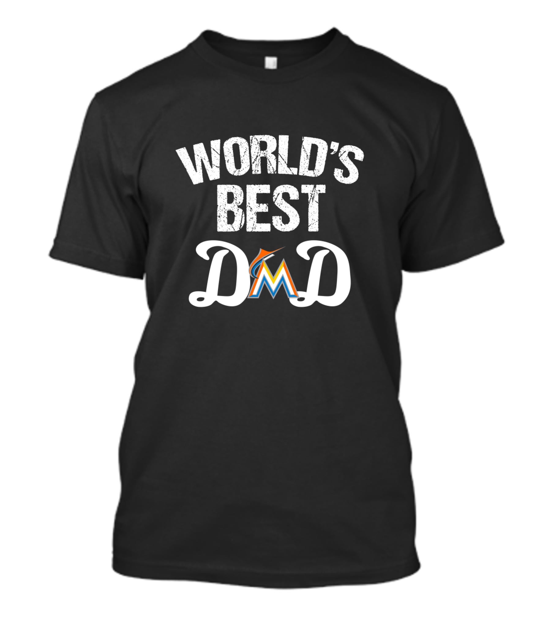 World's Best Dad Miami Marlins T-Shirt