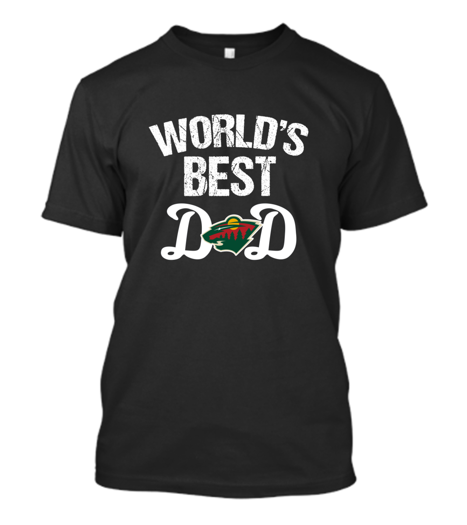 World's Best Dad Minnesota Wild T-Shirt