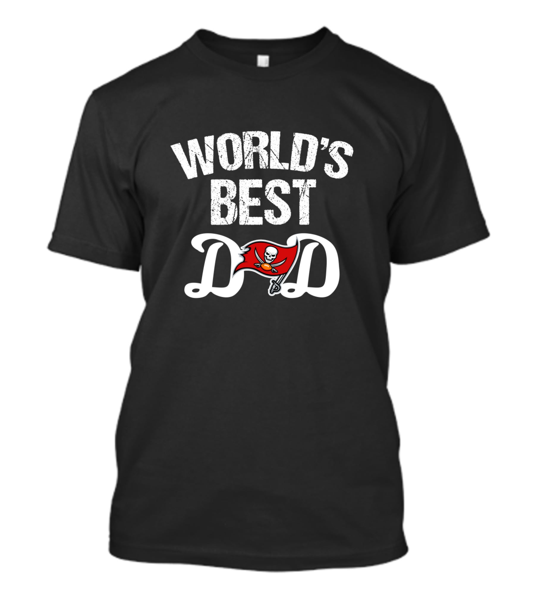 World's Best Dad Tampa Bay Buccaneers Fan T-Shirt