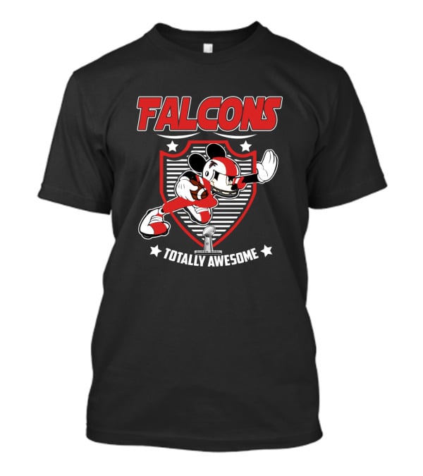 Falcons Totally Awesome Mickey Football Fan T-Shirt