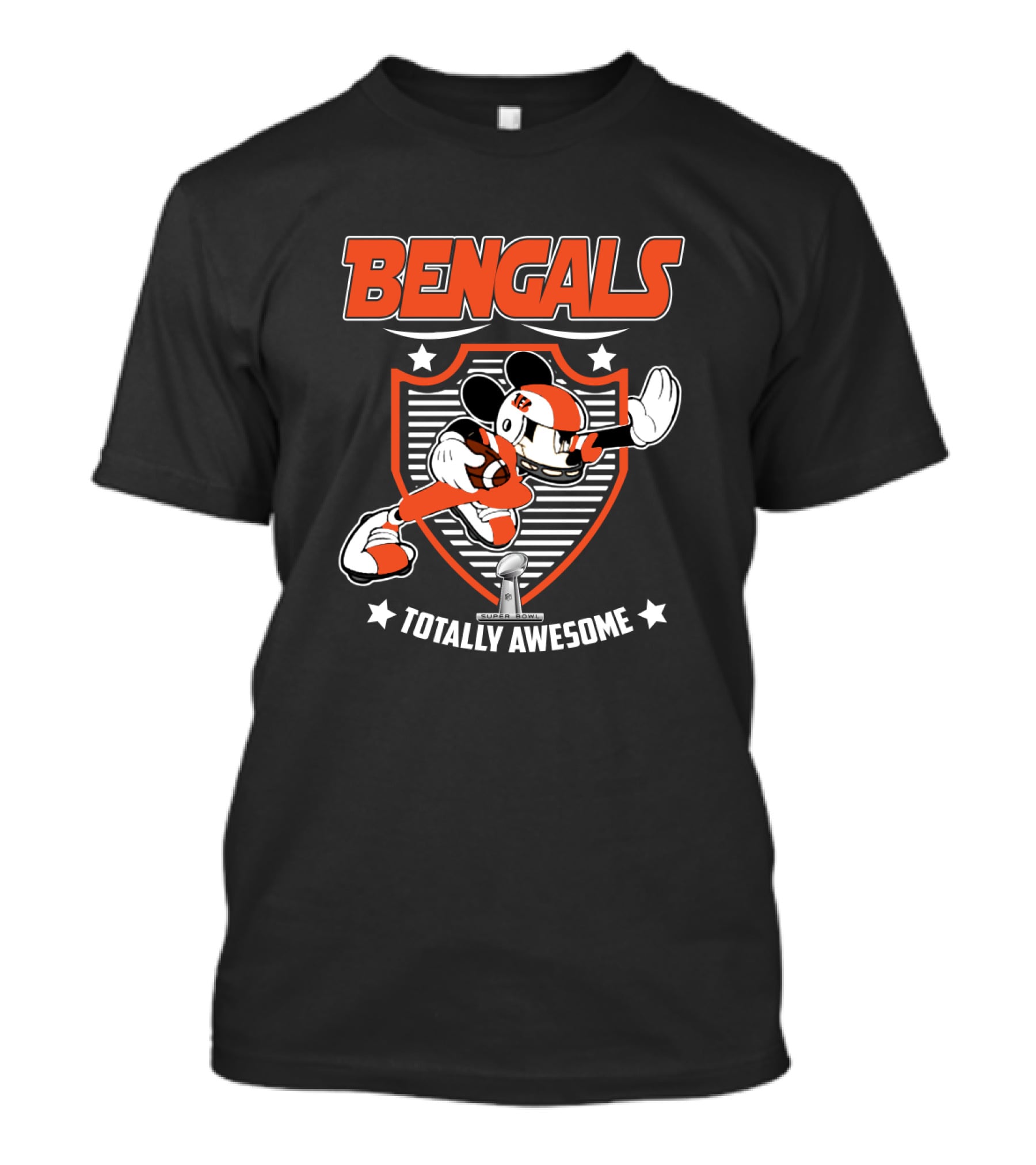 Bengals Totally Awesome Football Mouse Fans T-Shirt