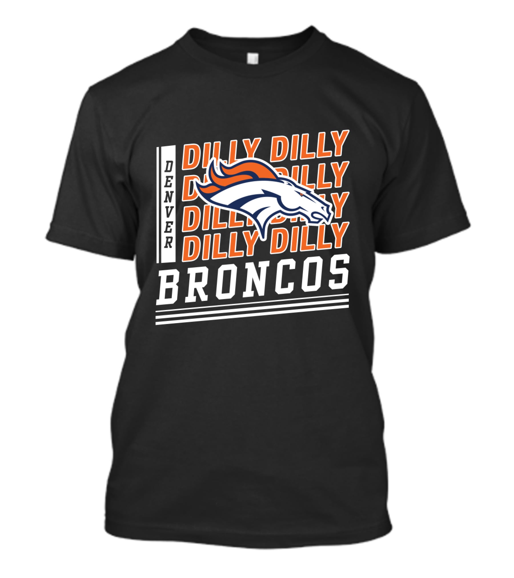 Denver Broncos Dilly Dilly Broncos Bud Light Football Team T-Shirt