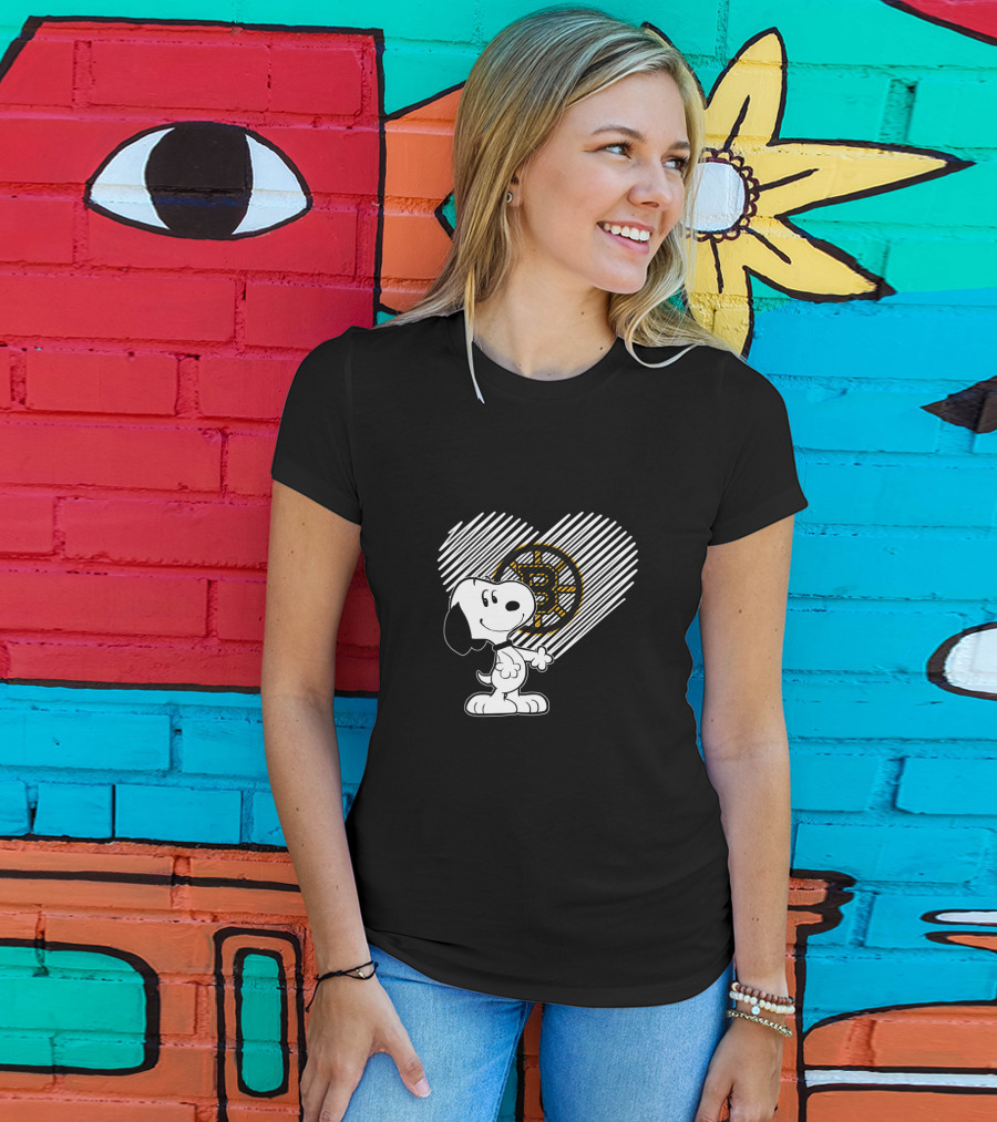 Snoopy Heart Bitcoin T-Shirt