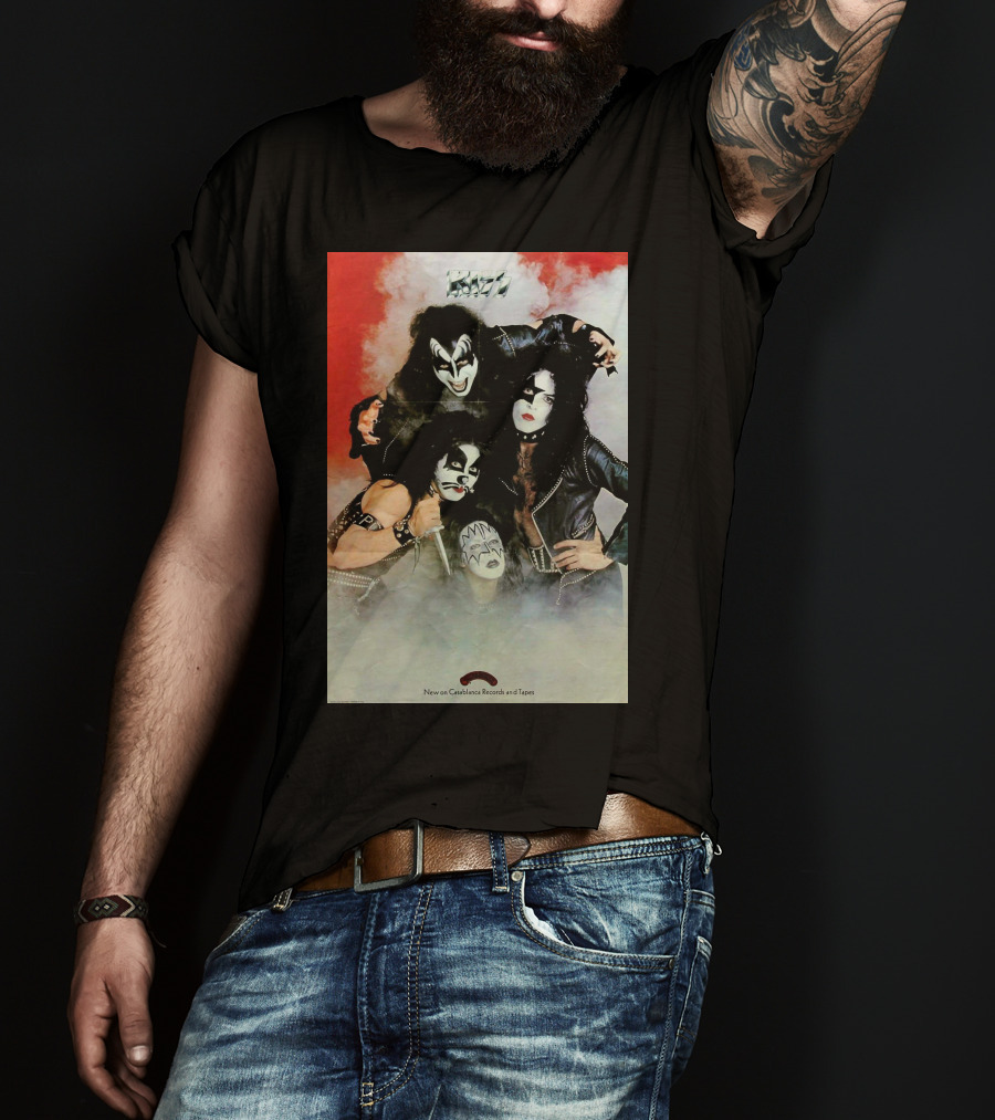 Kiss Band New On Casablanca Records And Tapes T-Shirt