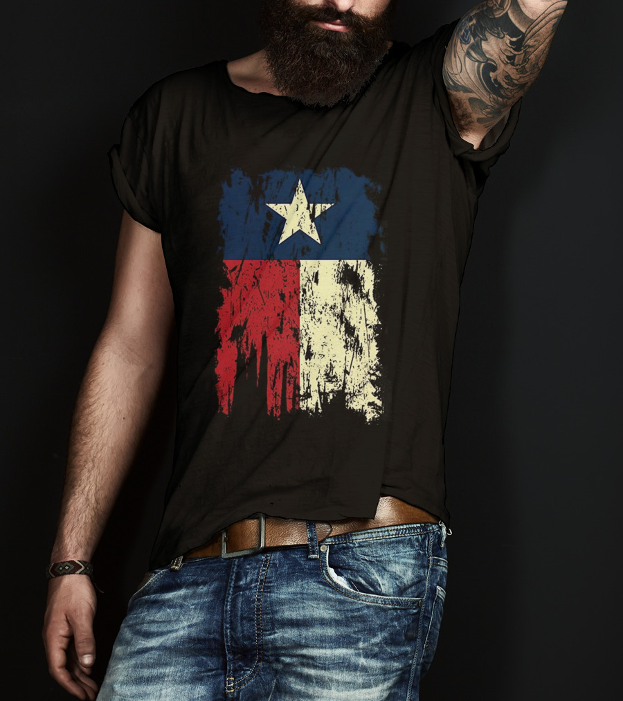 Texas Independence Day Lone Star Flag T-Shirt
