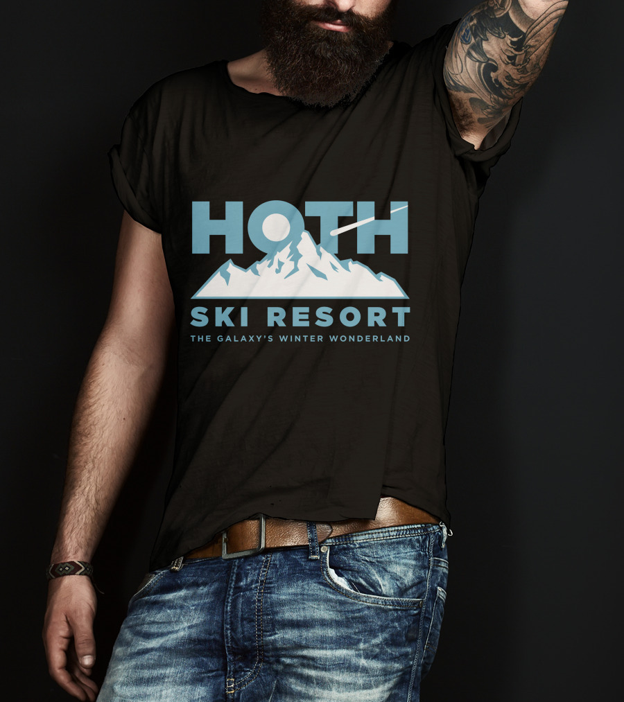 Hoth Ski Resort The Galaxy's Winter Wonderland T-Shirt