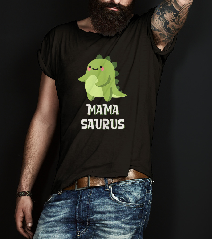 Mama Saurus Cute Dino Kawaii T-Shirt