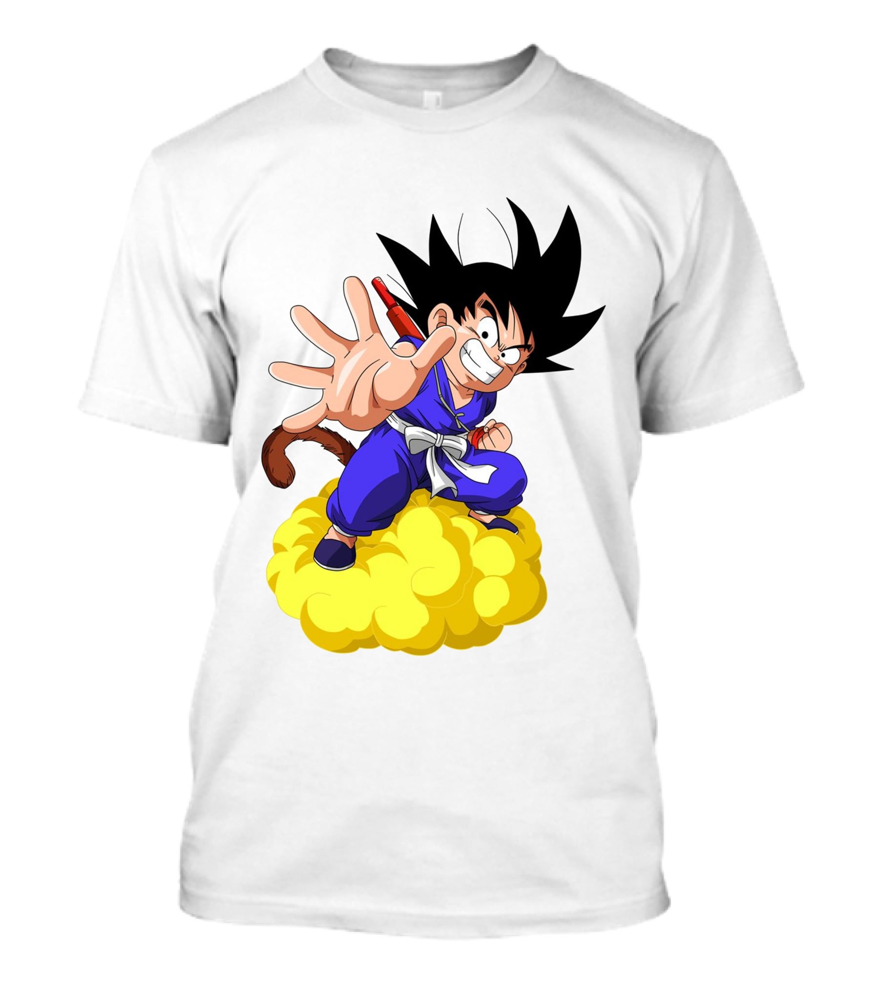 Goku Kid Riding Flying Nimbus Dragon Ball Classic Image T-Shirt