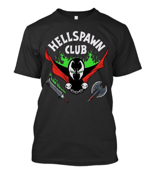 Hellspawn Club Spawn Comic Flame Weapons Iconic T-Shirt