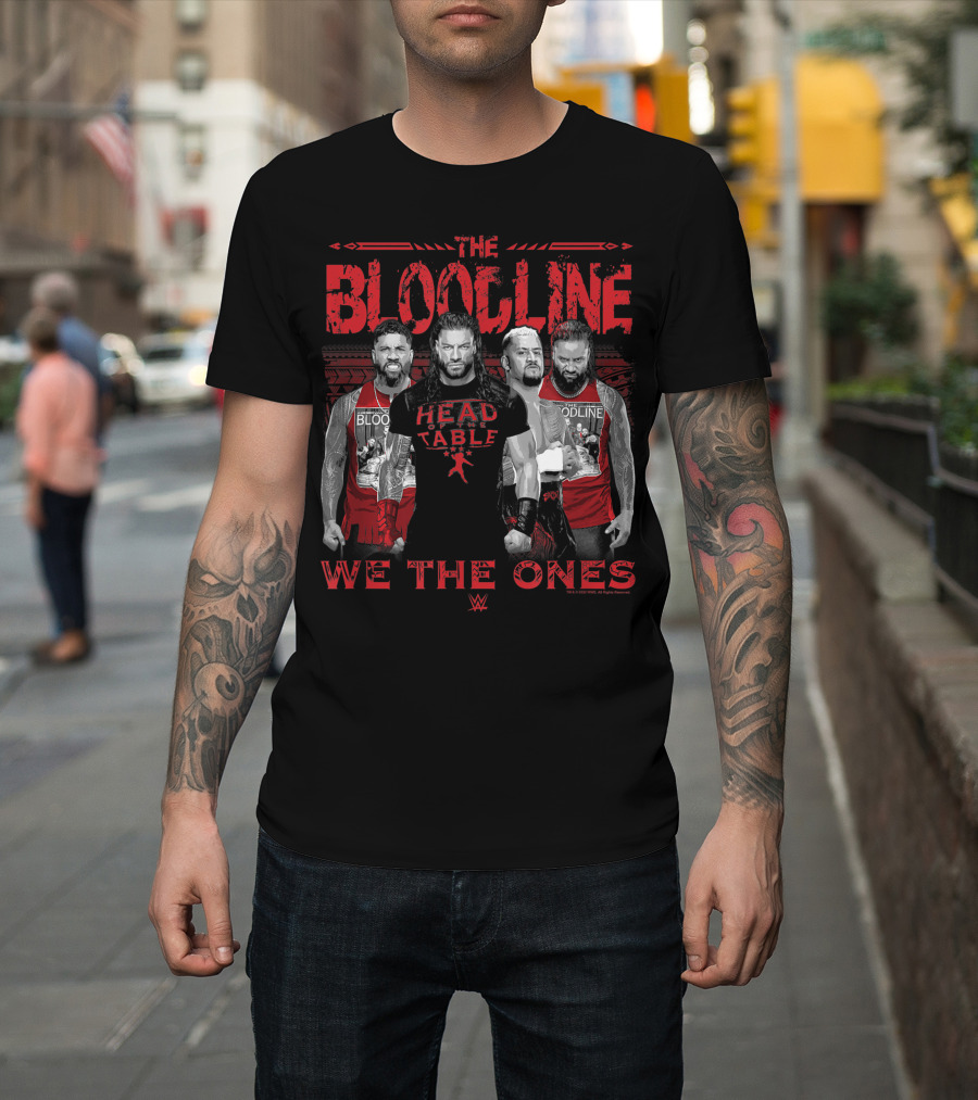 WWE The Bloodline Head Of The Table We The Ones T-Shirt