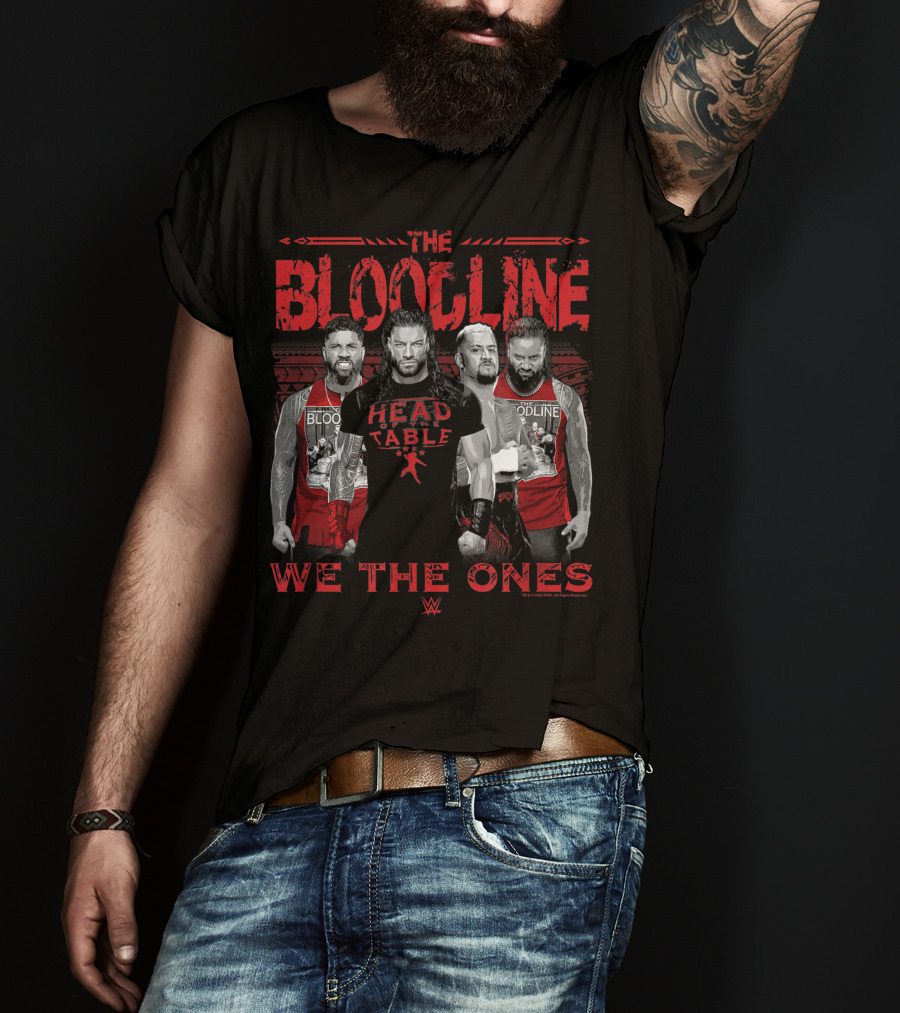 WWE The Bloodline Head Of The Table We The Ones T-Shirt