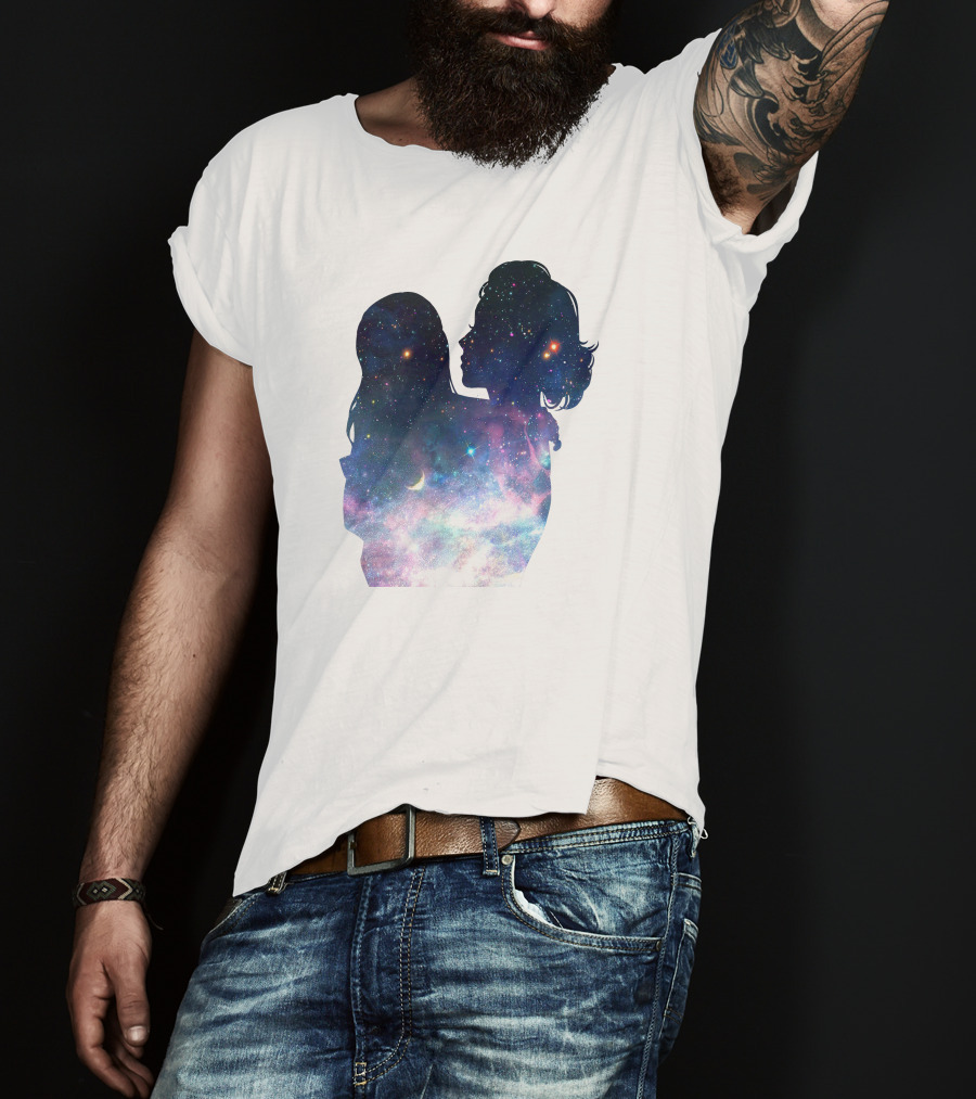 Mother Love In Me Celestial Galaxy T-Shirt