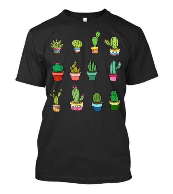Cute Kawaii Succulent Collector Cactus Lover T-Shirt