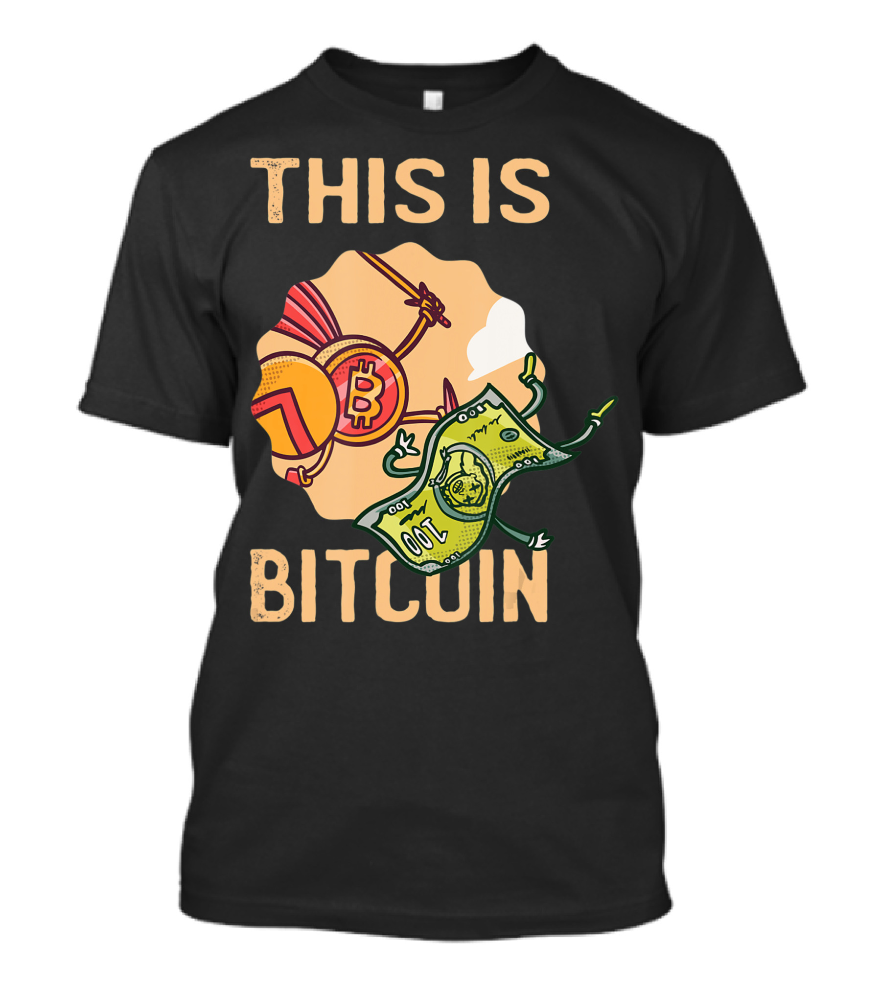 This Is Bitcoin Crypto Hodl Hold Shares Spartan Capital Bull Bear T-Shirt