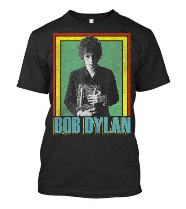 Bob Dylan Holding Framed Picture T-Shirt