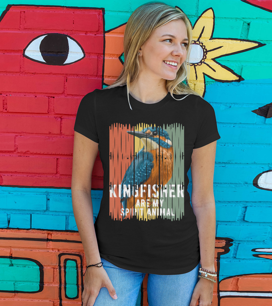Kingfisher Are My Spirit Animal T-Shirt
