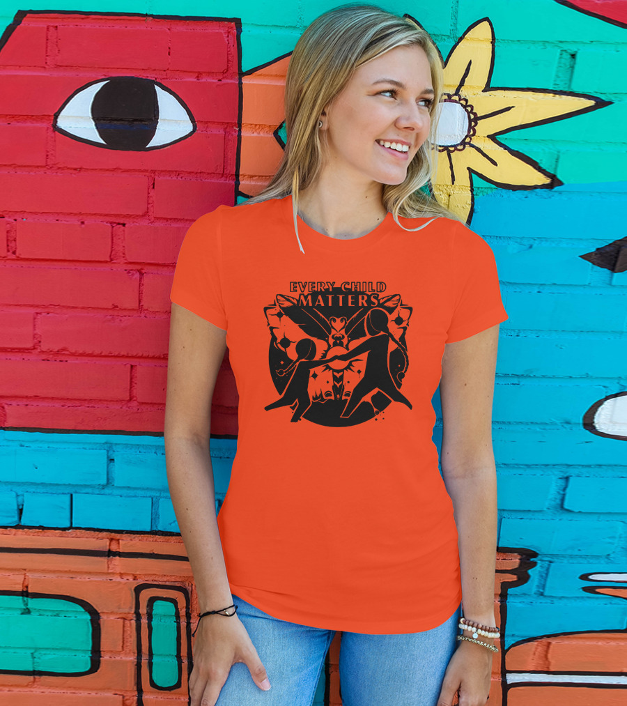 Every Child Matters Flying Back Home Butterfly Connection T-Shirt