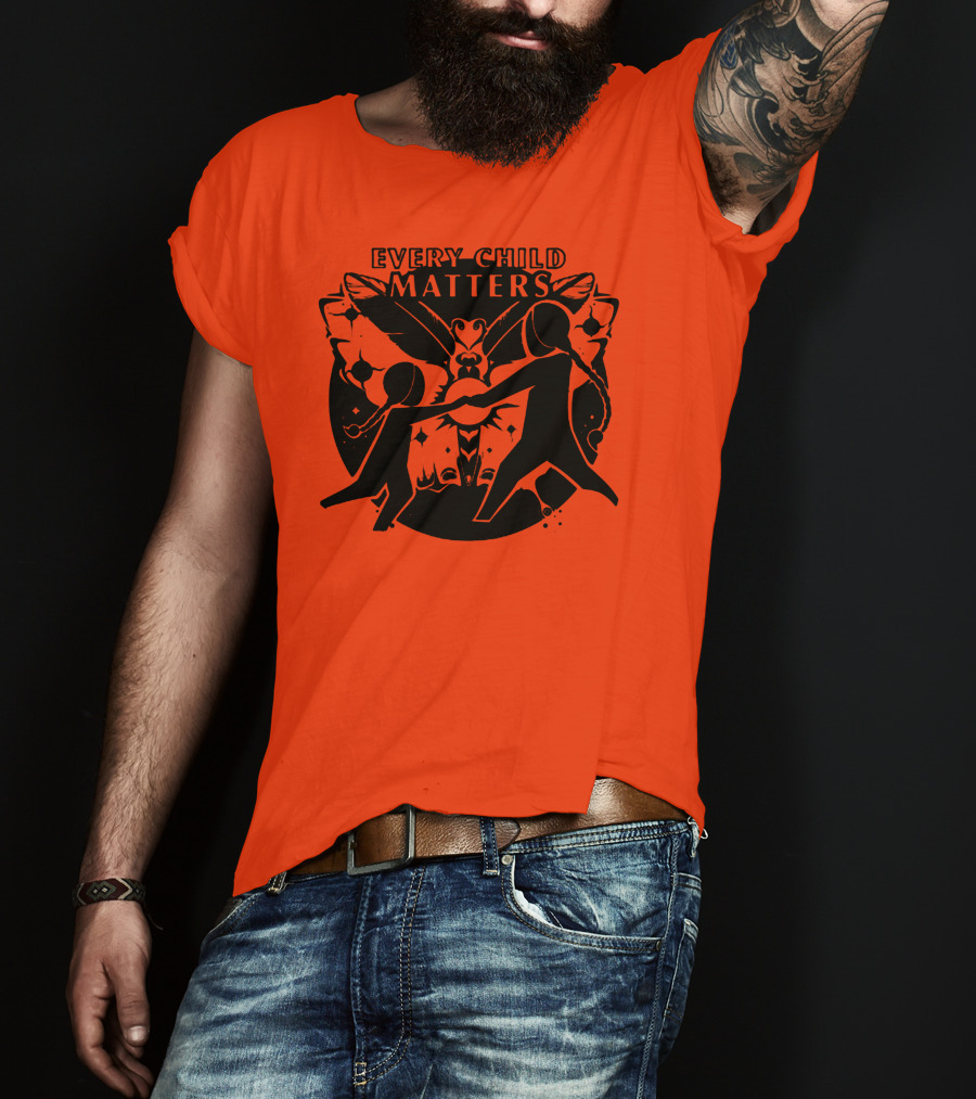 Every Child Matters Flying Back Home Butterfly Connection T-Shirt