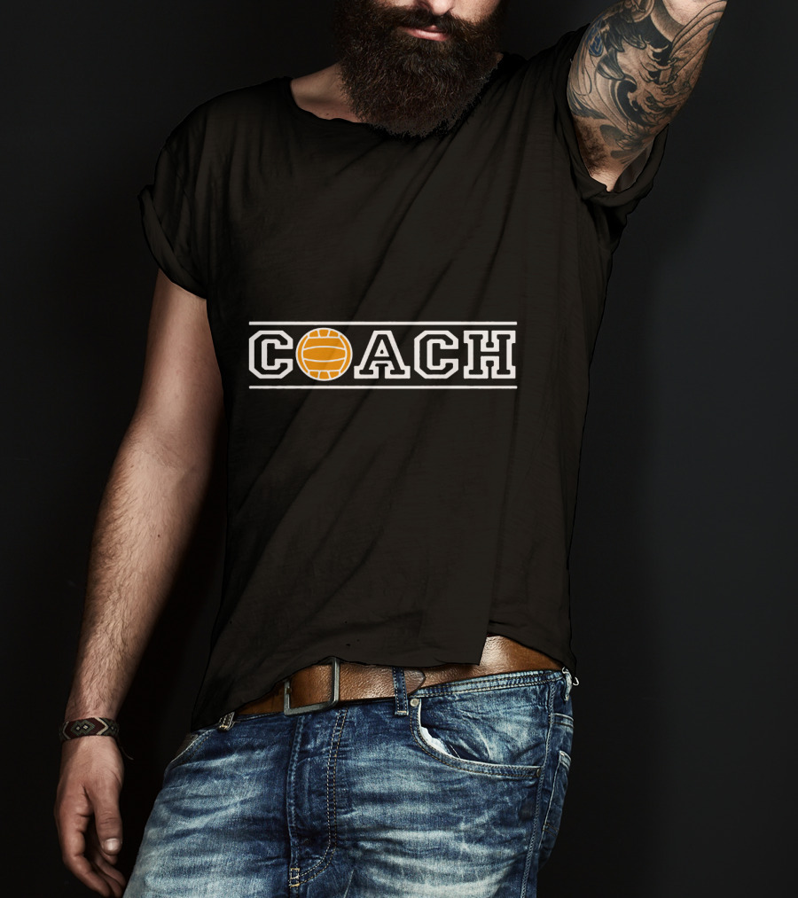 Coach Volleyball Ball T-Shirt