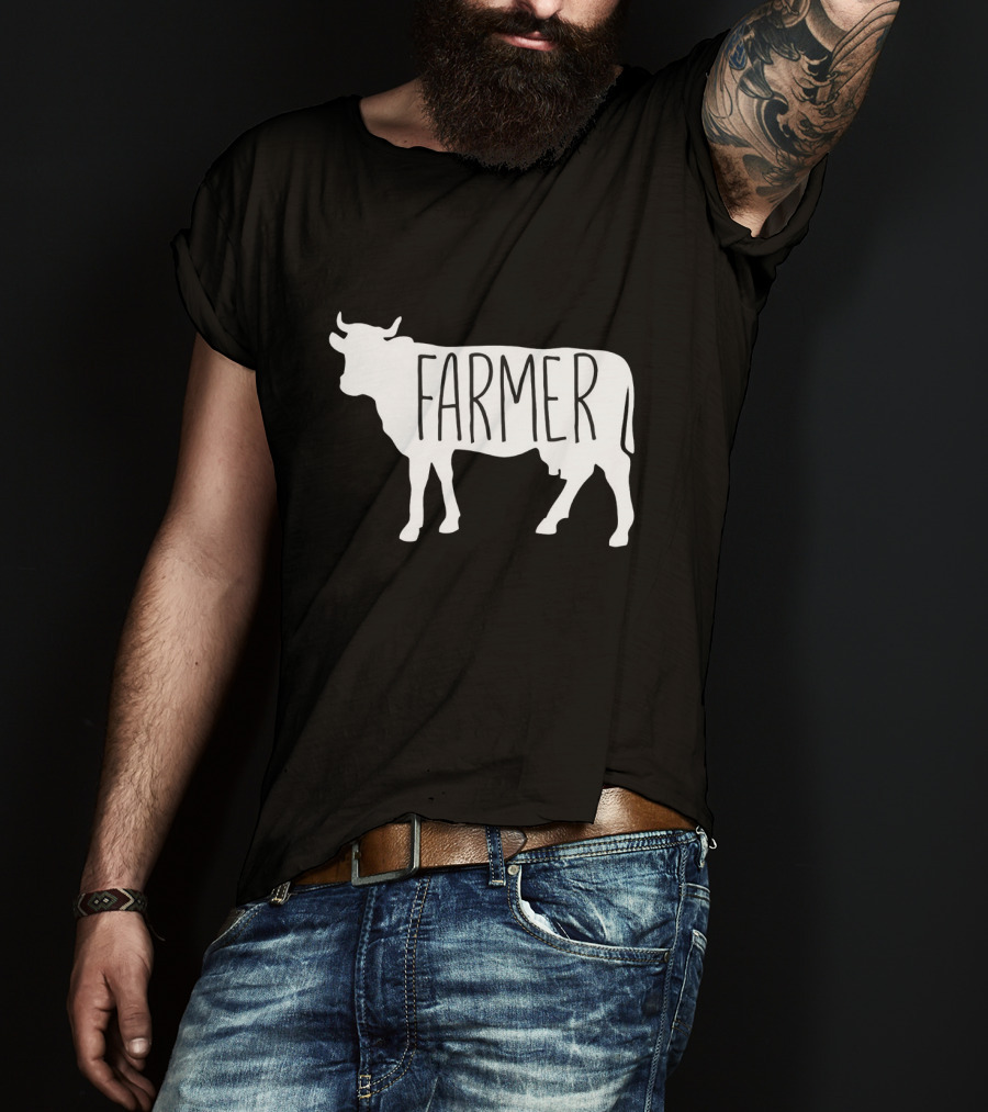 Farmer Cow T-Shirt