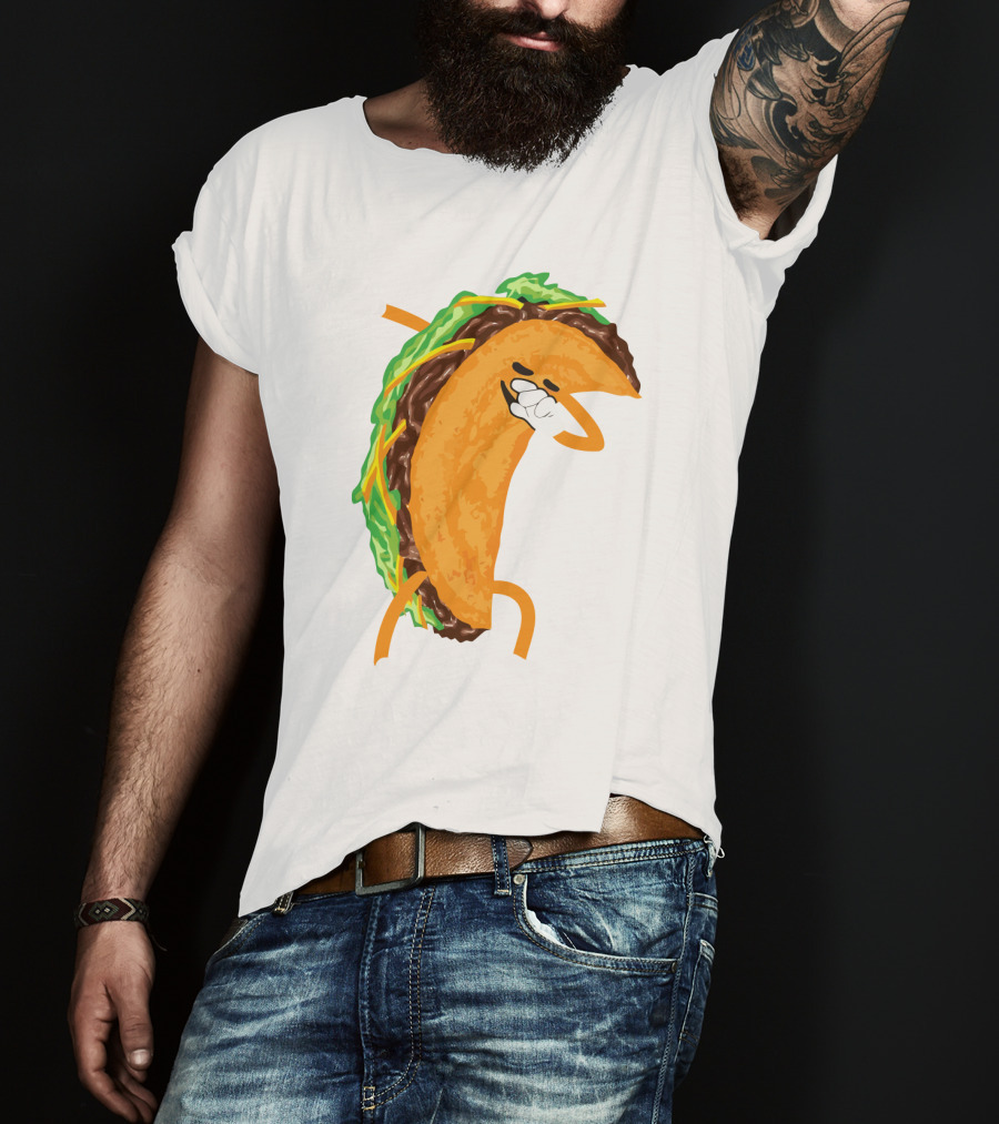 Tacos Tacos Tacos Tacos Dancing Taco Character T-Shirt