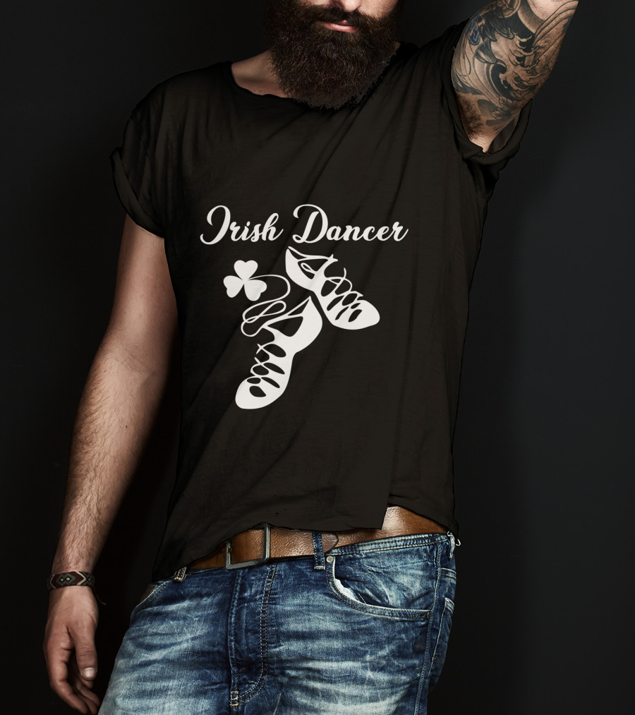 Irish Dancer Shoes Clover T-Shirt