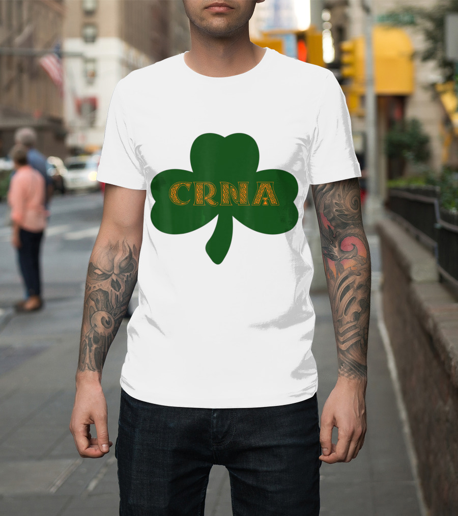 Shamrock CRNA St. Patrick's Day Irish Celtic T-Shirt